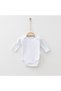 Body Zıbın 100% Cotton Baby 4-Piece Plain Long Sleeve with Snap Fasteners - 2