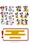Mickey - Minnie Mouse Black Pantyhose Matte Opaque - 2
