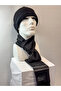 Men's Kaşkol Scarf Acrylic Smoked Gray - 2