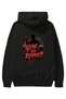 Gym, Sports, Fitness 36 Back Printed Black Hoodie Oversize Hooded Sweatshirt Men Women - 2