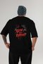 Gym, Sports, Fitness 36 Back Printed Black Oversize T-Shirt Men's Women's Cotton Crew Neck T-Shirt