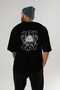 Gym, Sports, Fitness 78 Back Printed Black Oversize T-Shirt Men's Women's Cotton Crew Neck T-Shirt - 6