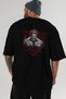 Gym, Sports, Fitness 24 Back Printed Black Oversize T-Shirt Men's Women's Cotton Crew Neck T-Shirt - 6