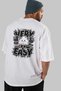 Gym, Sports, Fitness 78 Back Printed White Oversize T-Shirt Men's Women's Cotton Crew Neck T-Shirt - 8