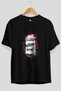 Gym, Sports, Fitness 47 Pre-Printed Black Oversize T-Shirt Men Women Cotton Crew Neck T-Shirt - 2