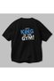 Gym, Sports, Fitness 51 Back Printed Black Oversize T-Shirt Men's Women's Cotton Crew Neck T-Shirt - 3