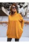 Women's Hooded Knitwear Mustard