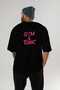Gym, Sports, Fitness 97 Back Printed Black Oversize T-Shirt Men's Women's Cotton Crew Neck T-Shirt - 5