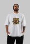 Gym, Sports, Fitness 28 Pre-Printed White Oversized T-Shirt Men's Women's Cotton Crew Neck T-Shirt - 6