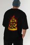 Gym, Sports, Fitness 94 Back Printed Black Oversize T-Shirt Men's Women's Cotton Crew Neck T-Shirt - 7
