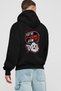 Gym, Sports, Fitness 33 Back Printed Black Hoodie Oversize Hooded Sweatshirt Men Women