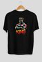 Gym, Sports, Fitness 79 Back Printed Black Oversize T-Shirt Men's Women's Cotton Crew Neck T-Shirt - 2