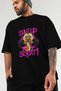 Gym, Sports, Fitness 43 Pre-Printed Black Oversize T-Shirt Men's Women's Cotton Crew Neck T-Shirt - 3