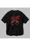 Gym, Sports, Fitness 67 Back Printed Black Oversize T-Shirt Men's Women's Cotton Crew Neck T-Shirt - 3