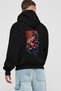 Gym, Sports, Fitness 13 Black Hoodie with Back Print Oversize Hooded Sweatshirt Men Women