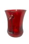 Red Amber Special Color Rare Handmade Cup Set - 6