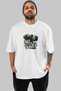 Gym, Sports, Fitness 52 Pre-Printed White Oversized T-Shirt Men's Women's Cotton Crew Neck T-Shirt