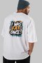 Gym, Sports, Fitness 5 Back Printed White Oversize T-Shirt Men's Women's Cotton Crew Neck T-Shirt - 7