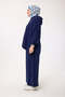 44142 - Stylish Comfortable Casual Felt Knitwear Hooded Women's Set with Pants - 7