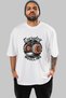 Gym, Sports, Fitness 18 Pre-Printed White Oversized T-Shirt Men's Women's Cotton Crew Neck T-Shirt