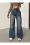 Tinted Knee-Embellished Spanish Flare Jeans - 3