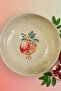 Nar Desenli Stoneware Kase - 2