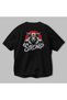 Gym, Sports, Fitness 61 Back Printed Black Oversize T-Shirt Men's Women's Cotton Crew Neck T-Shirt - 3