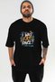 Gym, Sports, Fitness 5 Pre-Printed Black Oversize T-Shirt Men's Women's Cotton Crew Neck T-Shirt