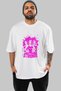 Gym, Sports, Fitness 34 Pre-Printed White Oversized T-Shirt Men's Women's Cotton Crew Neck T-Shirt