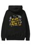 Gym, Sports, Fitness 25 Black Hoodie with Back Print Oversize Hooded Sweatshirt for Men and Women - 2