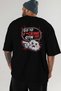 Gym, Sports, Fitness 33 Back Printed Black Oversize T-Shirt Men's Women's Cotton Crew Neck T-Shirt - 6