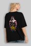 Gym, Sports, Fitness 19 Back Printed Black Oversize T-Shirt Men's Women's Cotton Crew Neck T-Shirt - 4