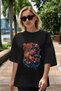 Gym, Sports, Fitness 13 Pre-Printed Black Oversize T-Shirt Men Women Cotton Crew Neck T-Shirt - 5