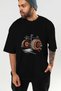 Gym, Sports, Fitness 18 Pre-Printed Black Oversize T-Shirt Men Women Cotton Crew Neck T-Shirt - 7