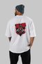 Gym, Sports, Fitness 67 Back Printed White Oversize T-Shirt Men's Women's Cotton Crew Neck T-Shirt - 4