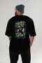 Gym, Sports, Fitness 11 Back Printed Black Oversize T-Shirt Men's Women's Cotton Crew Neck T-Shirt - 5