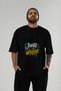 Gym, Sports, Fitness 73 Pre-Printed Black Oversize T-Shirt Men's Women's Cotton Crew Neck T-Shirt - 6