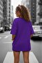 Mily Women's Oversized Basic Crew Neck Cotton T-Shirt Relaxed Fit Unisex Couple Outfit - 3