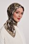 Batik Floral Pattern Sparkling Crystal Scarf