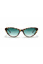 Adron Leopard Pattern Green Glass Vintage Retro Cat Sunglasses - 2