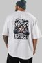 Gym, Sports, Fitness 22 Back Printed White Oversize T-Shirt Men's Women's Cotton Crew Neck T-Shirt - 5