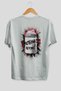 Gym, Sports, Fitness 47 Back Printed White Oversize T-Shirt Men's Women's Cotton Crew Neck T-Shirt - 2