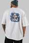 Gym, Sports, Fitness 86 Back Printed White Oversize T-Shirt Men's Women's Cotton Crew Neck T-Shirt - 5