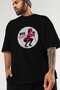 Gym, Sports, Fitness 54 Pre-Printed Black Oversize T-Shirt Men Women Cotton Crew Neck T-Shirt - 3