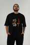 Gym, Sports, Fitness 14 Pre-Printed Black Oversize T-Shirt Men's Women's Cotton Crew Neck T-Shirt - 6