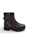 4240 Genuine Leather Daily Women's Boots-Brown - 2