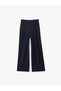 Women's Canvas Trousers 6Sak40179Uw Dark Blue Striped - 3