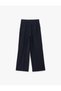 Women's Canvas Trousers 6Sak40179Uw Dark Blue Striped - 4