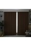 Brown Blackout, Light-Proof Blackout Curtain, Background Curtain, No Pleats, a Quality++ [Enxboy]