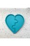 Jigsaw Puzzle Heart Cookie Mold and Stamp Set |   Valentine's Day and Engagement |   Sugar Pulp, Clay - 3